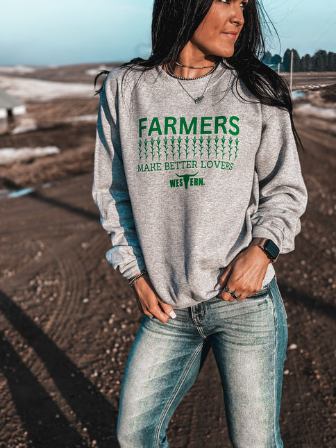 Farmers Make Better Lovers Crew - Green