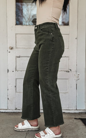 The Daisy Pant - Olive Green