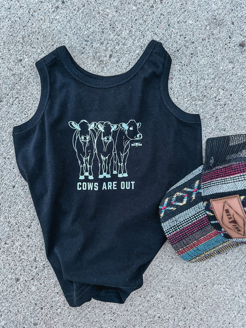Cows Are Out Kids Tank