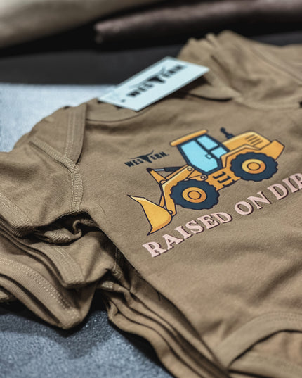 Raised on Dirt Onesie