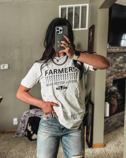 Farmers Make Better Lovers - Oatmeal Grey