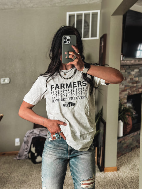 Farmers Make Better Lovers - Oatmeal Grey