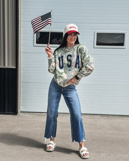USA [block letters] Crew