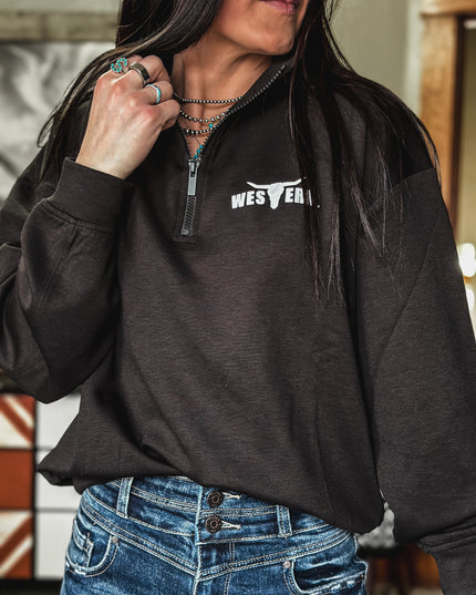 Brand Scuba Women's 1/4 Zip - Black Tide