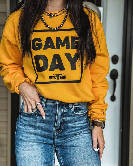 GAME DAY Crew - Yellow Gold