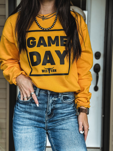 GAME DAY Crew - Yellow Gold