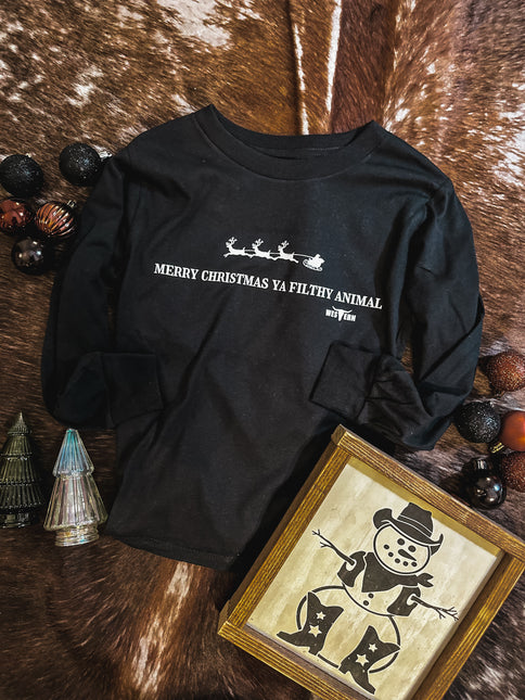 Filthy Animal Black Longsleeve - Toddler/Youth