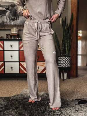 Brand Boulder Lounge Pants -Soft Mocha