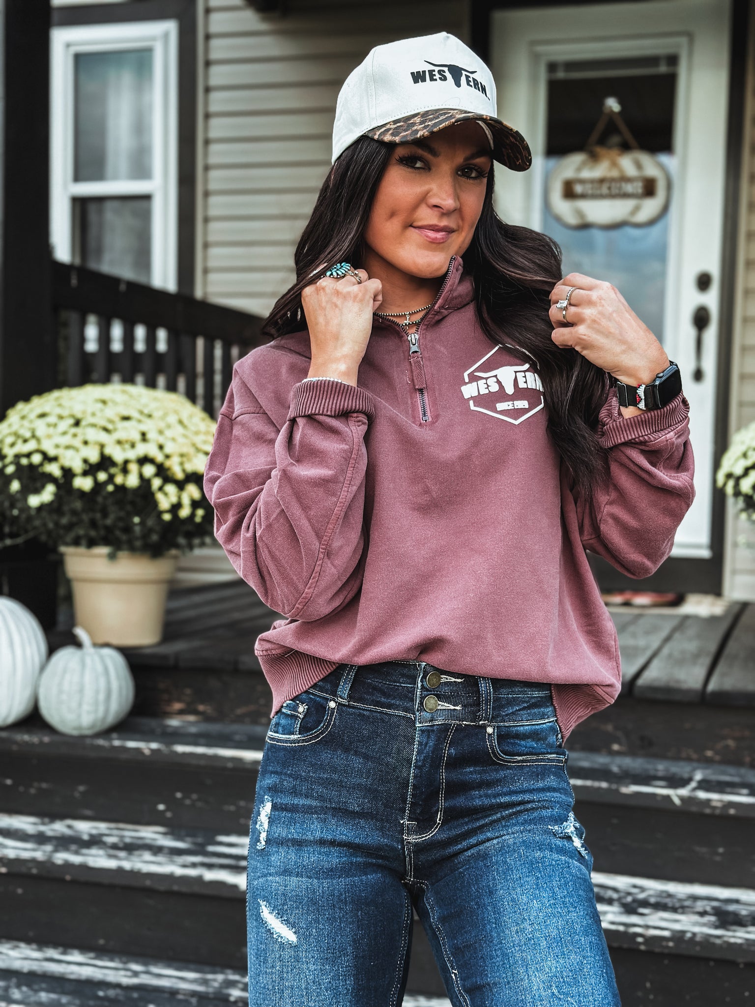 Brand Sammy Pullover 1/4 Zip - Eggplant