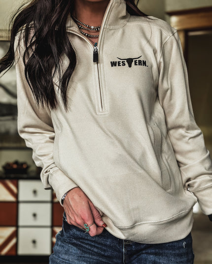 Brand In My Element Men's 1/4 Zip - Almond