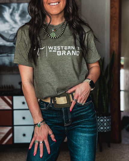 Western T Brand | Logo - Vintage Olive