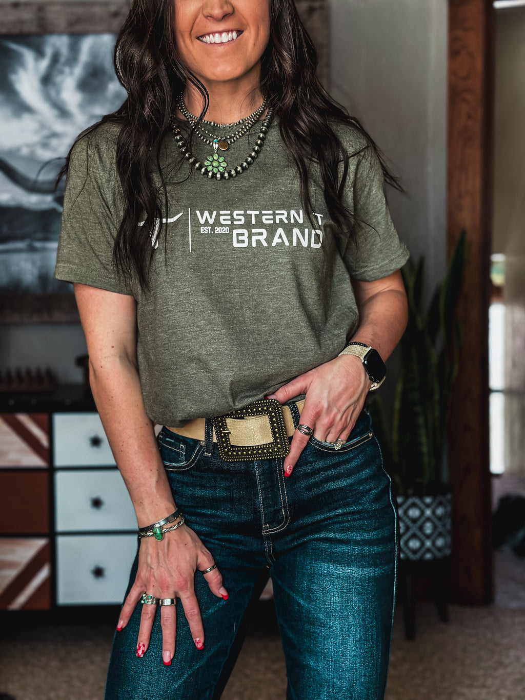 Western T Brand | Logo - Vintage Olive