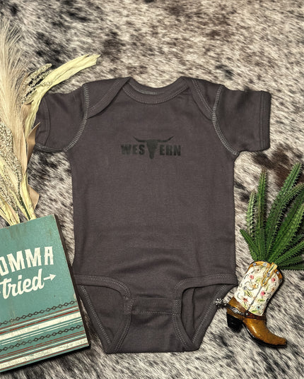 Brand Onesie - Charcoal