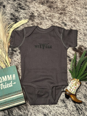 Brand Onesie - Charcoal