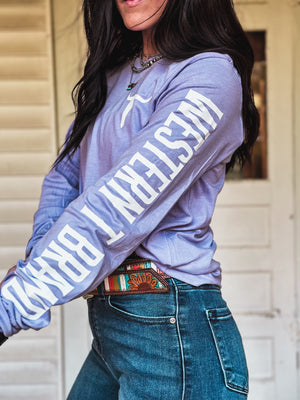 Brand Longsleeve Lavender