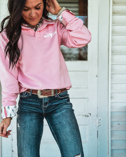 Brand Logo Collie Pullover - Candy Pink