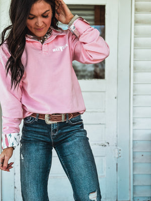 Brand Logo Collie Pullover - Candy Pink