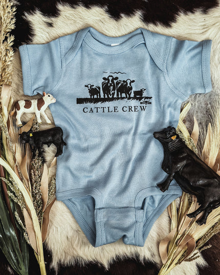 Cattle Crew Onesie - Baby Blue