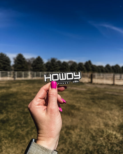 HOWDY Sticker