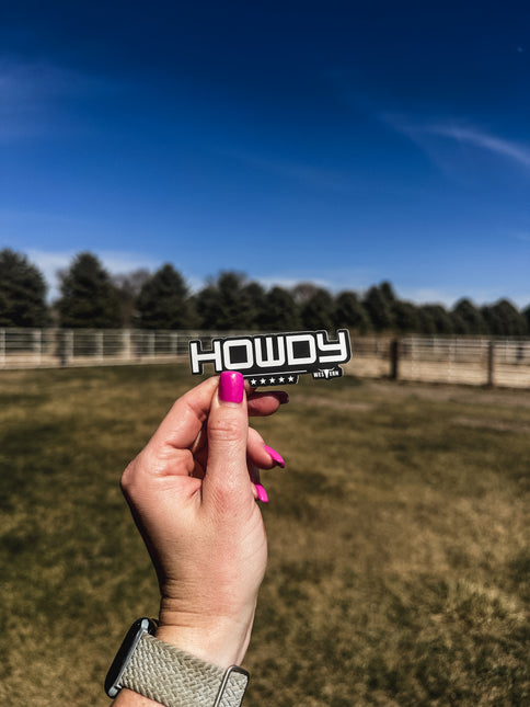 HOWDY Sticker