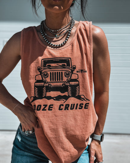 Booze Cruise Tank - Coral