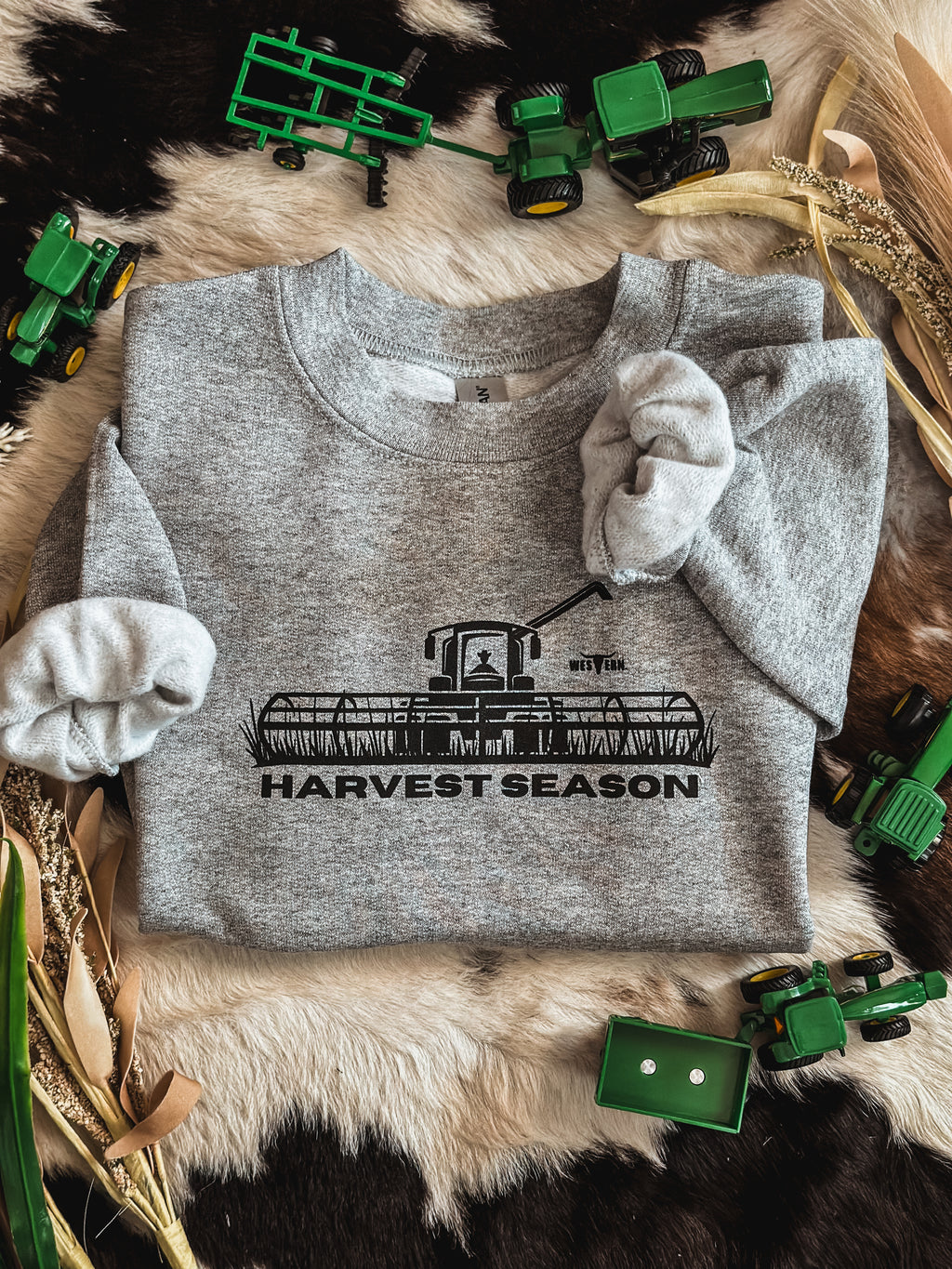 Harvest Season Youth Crew - Grey