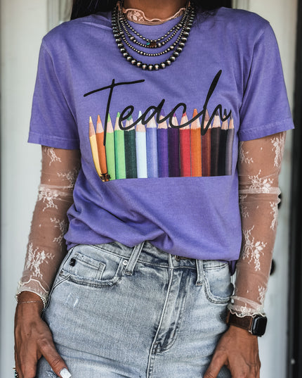 TEACH - Bright Purple
