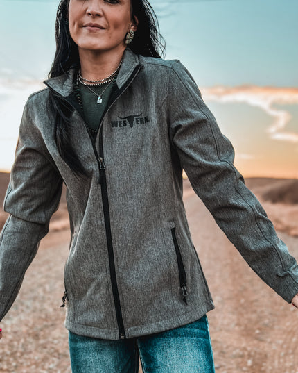 Brand Laramie Jacket Heather Grey - Ladies
