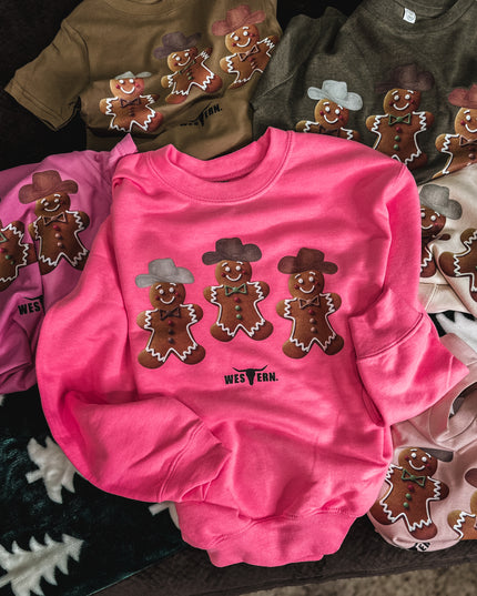 Gingerbread Cowboys YOUTH Crew