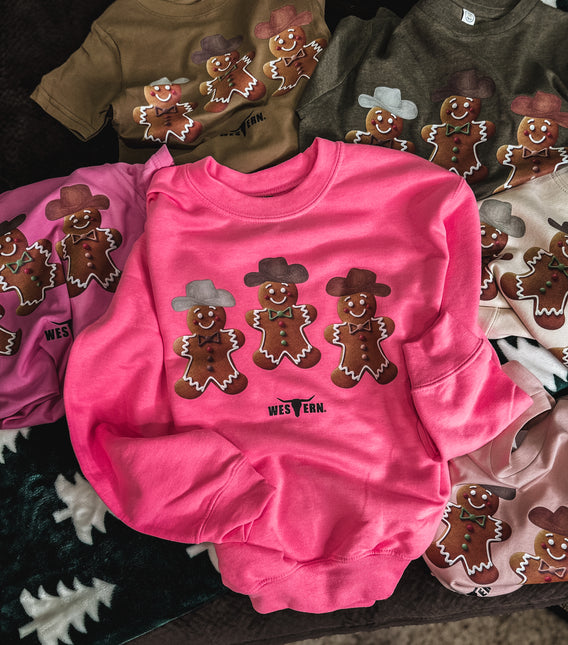 Gingerbread Cowboys YOUTH Crew