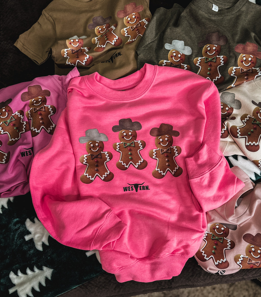 Gingerbread Cowboys YOUTH Crew