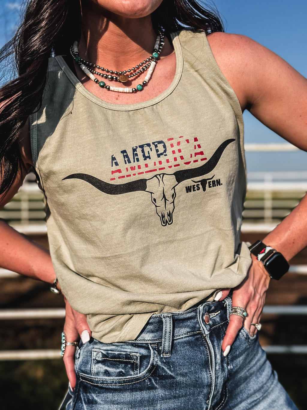 AMERICA Longhorn Tank - Sand
