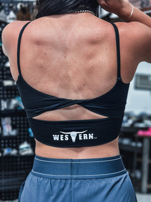 Brand Twisti Crop Tank - Black