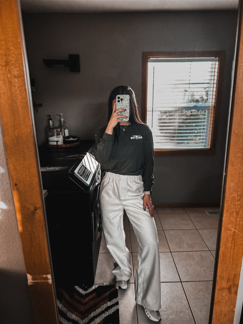 Brand Basic Longsleeve - Dark Pine