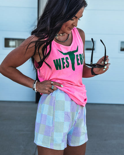 Brand Heather Tank (Unisex Style)