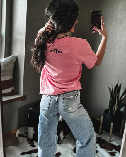 Iced Coffee T - Candy Pink