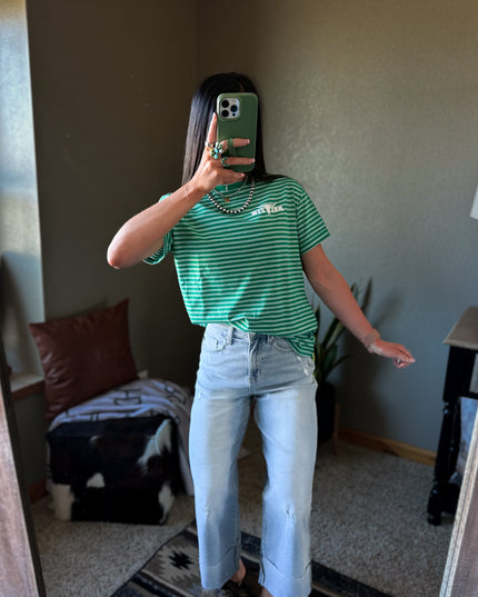 Everyday Classic Pinstripe Short Sleeve