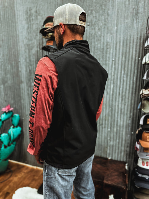 Brand Laramie Soft Shell Men's Vest - Black