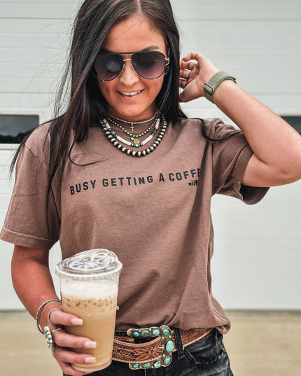 Busy Getting A Coffee