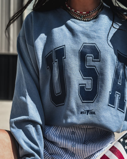 USA [block letters] Crew