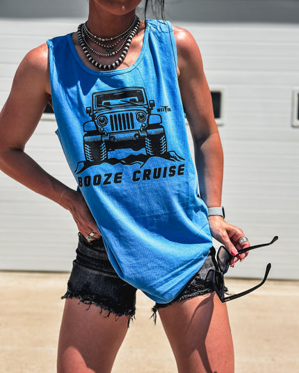 Booze Cruise Tank - Blue Wave