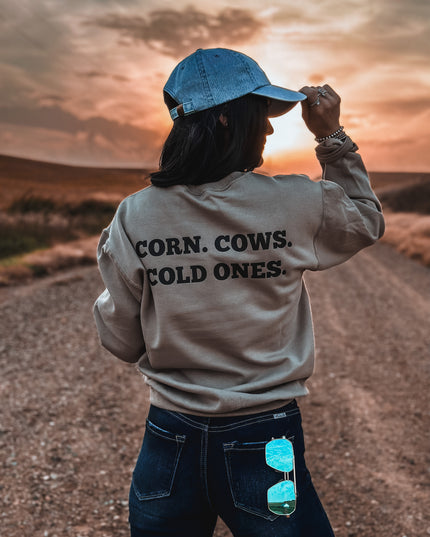 MidWESTERN Crew - Tan