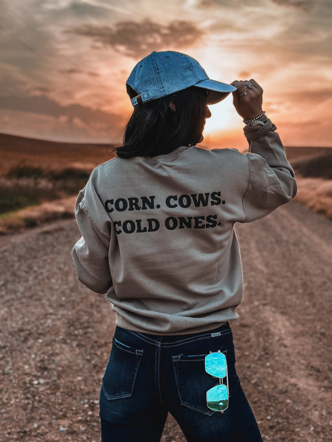 MidWESTERN Crew - Tan