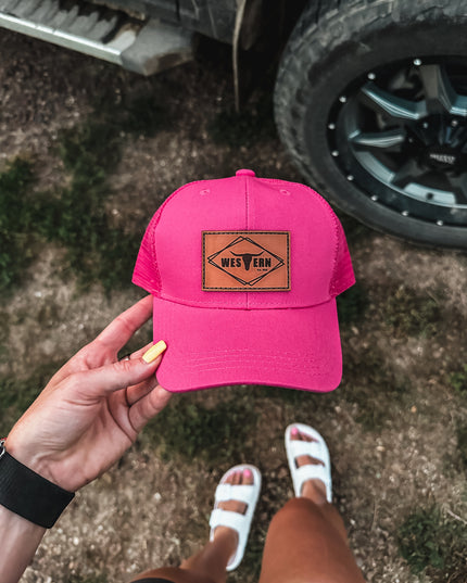 Brand Hat Junior - Hot Pink