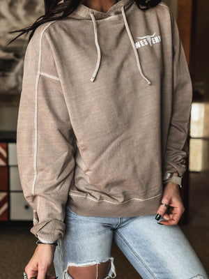 Brand Deadwood Hoodie - Mocha