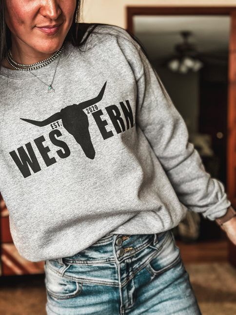 Brand Crew Grey - Black Logo