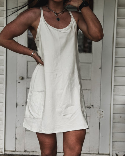 Brand Daytona Romper Dress - Bone