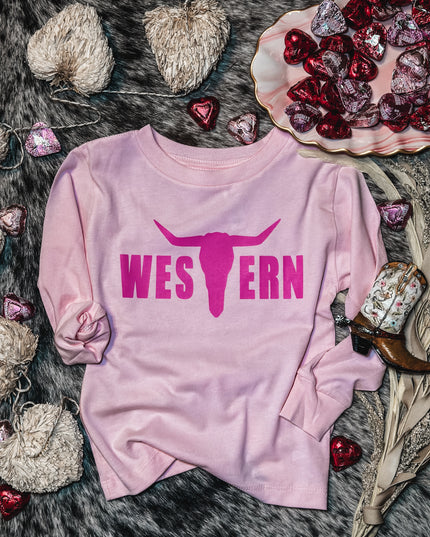 Pink Logo Longsleeve - Light Pink