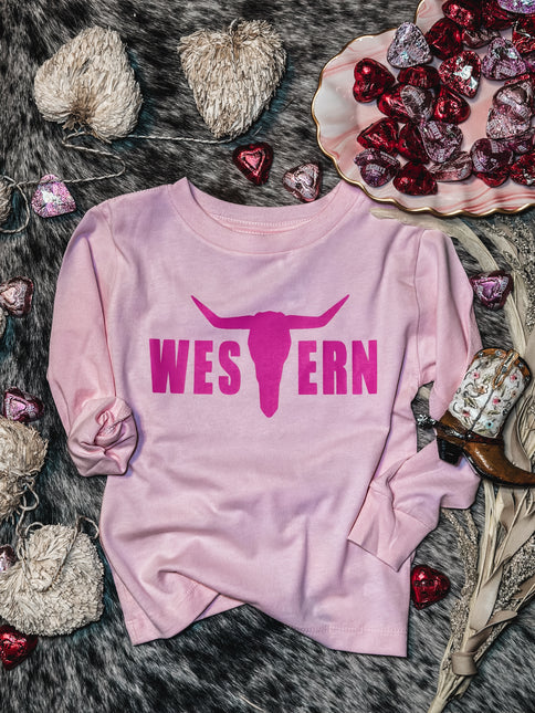 Pink Logo Longsleeve - Light Pink