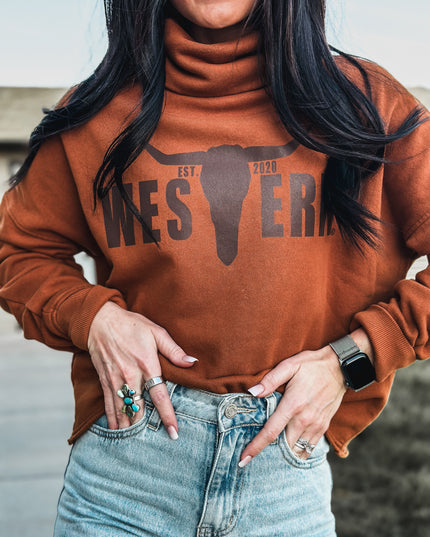 Brand Amber Boxy Turtleneck